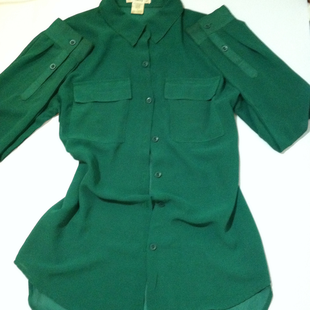 Sheer Button Down - Picture 6 of 6